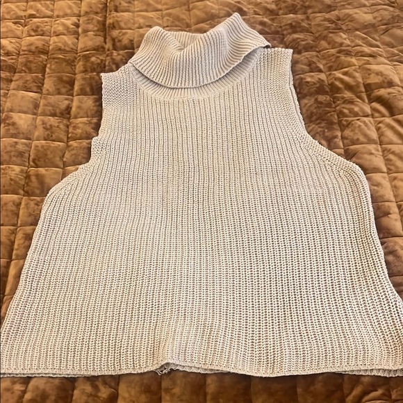 Le Lis Sweaters - Le Lis Cream Cowl Neck Sleeveless Sweater